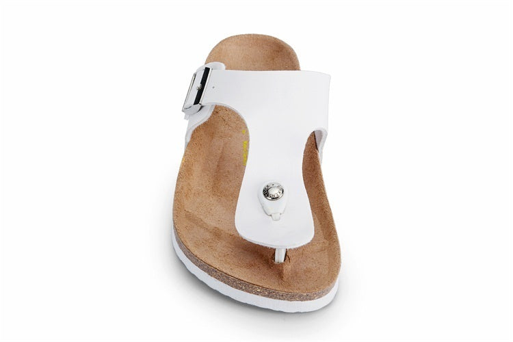 Birk Gizeh Sandal White