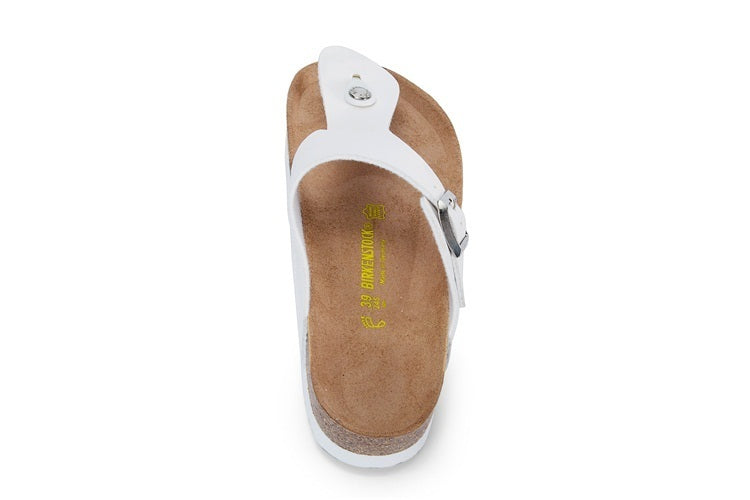 Birk Gizeh Sandal White