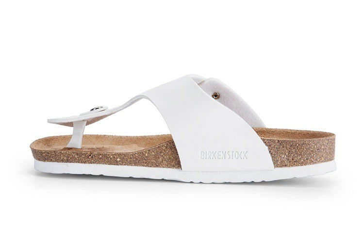 Birk Gizeh Sandal White