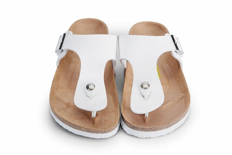 Birk Gizeh Sandal White
