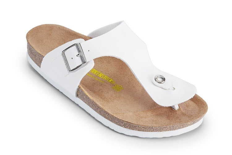 Birk Gizeh Sandal White