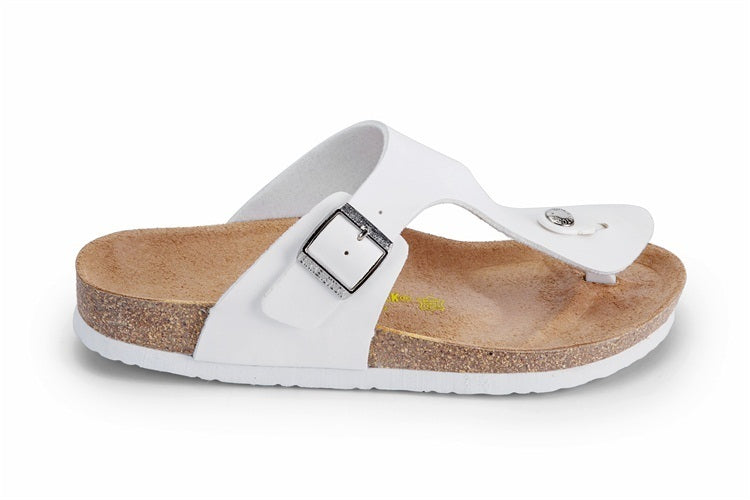 Birk Gizeh Sandal White