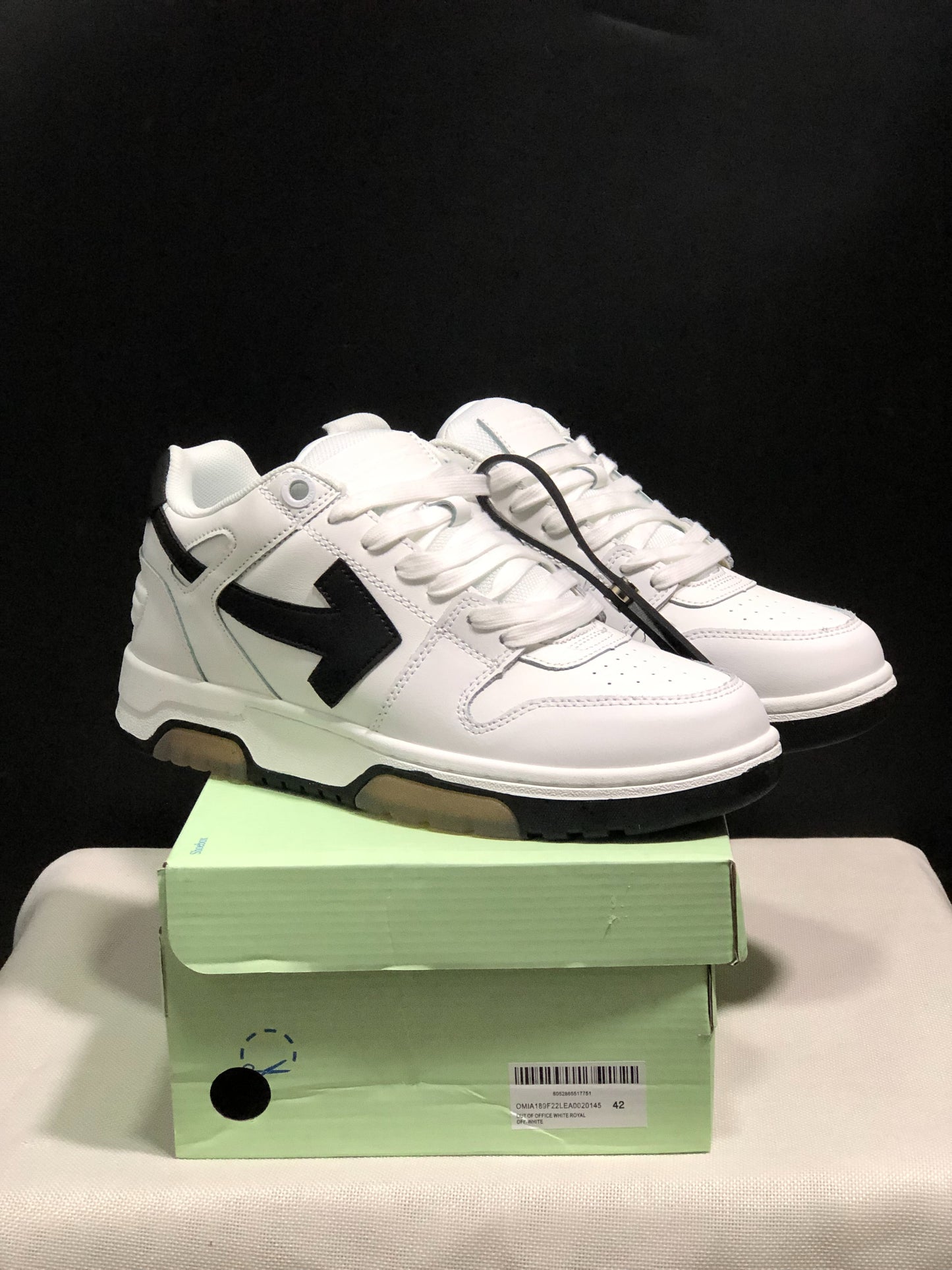OFF-WHITE Out Of Office  Black White Blue