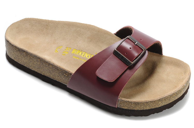 Birk Madrid Slide Sandal Maroon