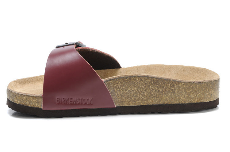 Birk Madrid Slide Sandal Maroon