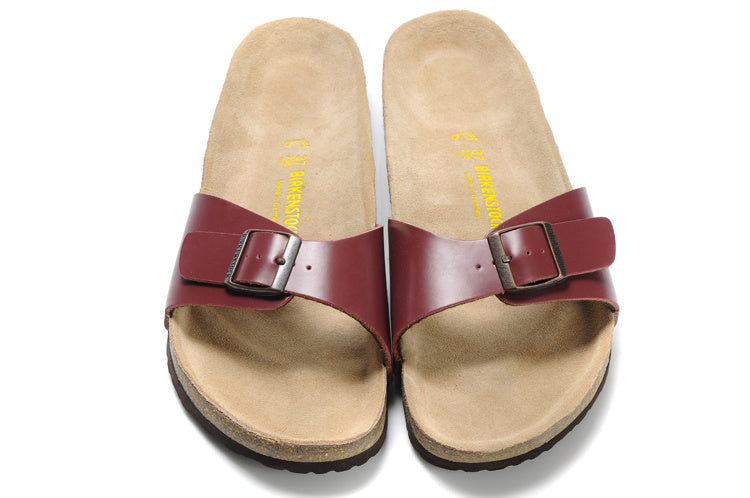 Birk Madrid Slide Sandal Maroon