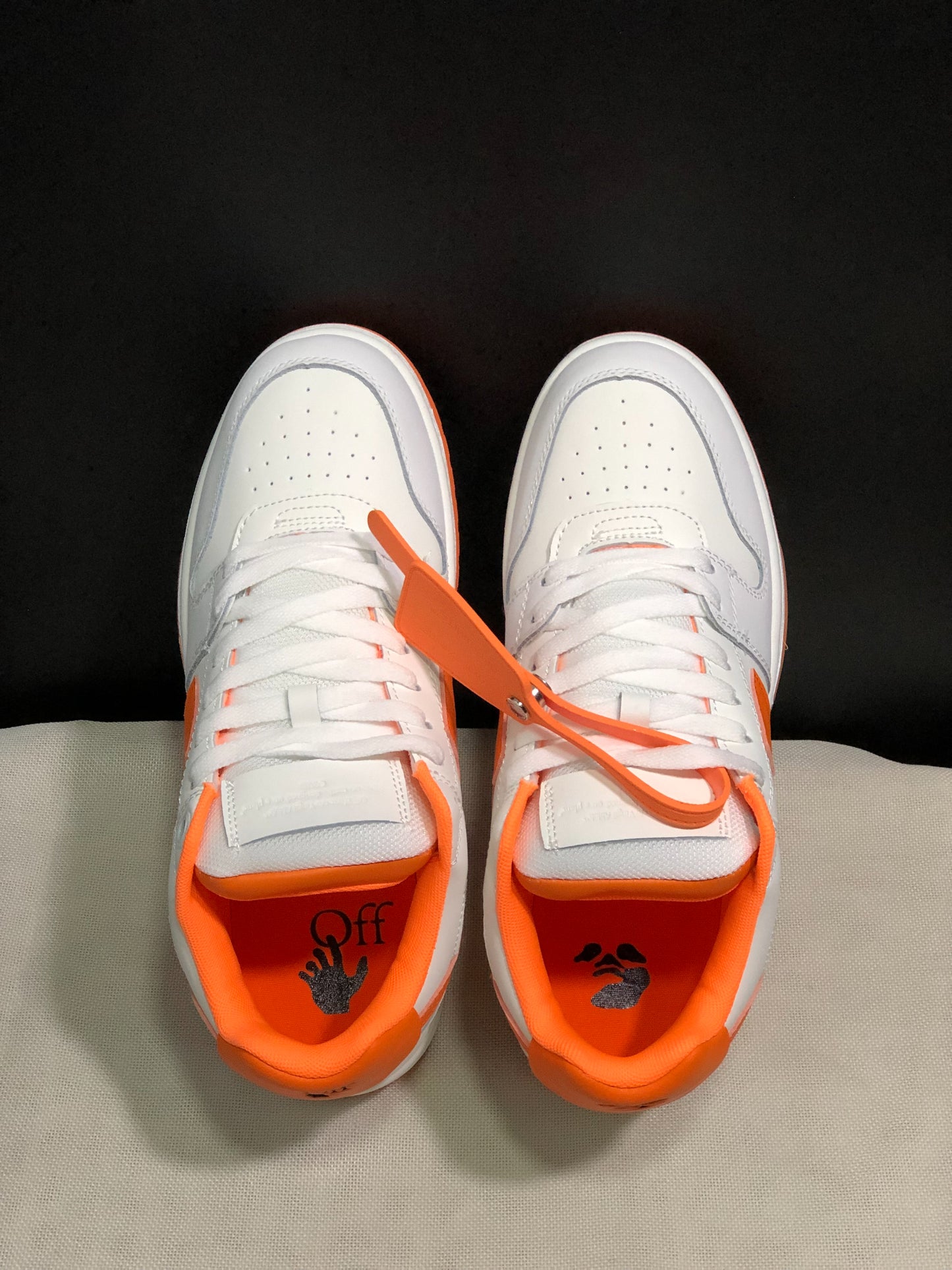 Off-White Out of Office White Orange