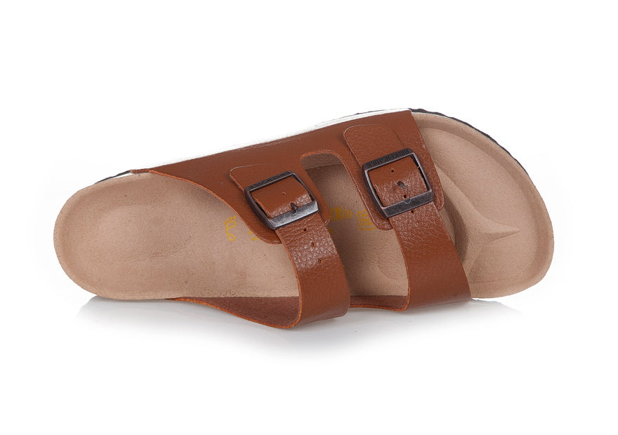 Birk Arizona (Cognac / Brown Textured Leather / Birko-Flor)