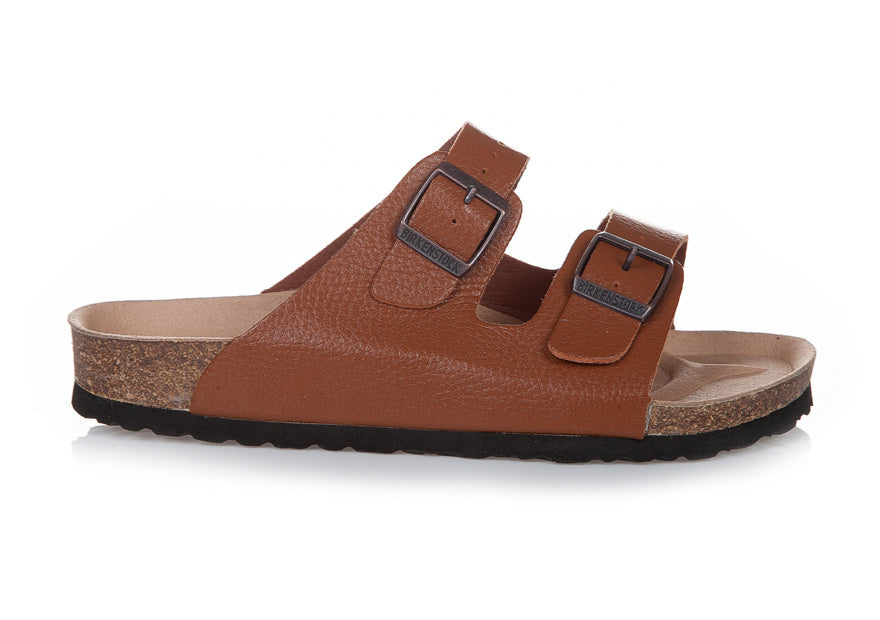 Birk Arizona (Cognac / Brown Textured Leather / Birko-Flor)