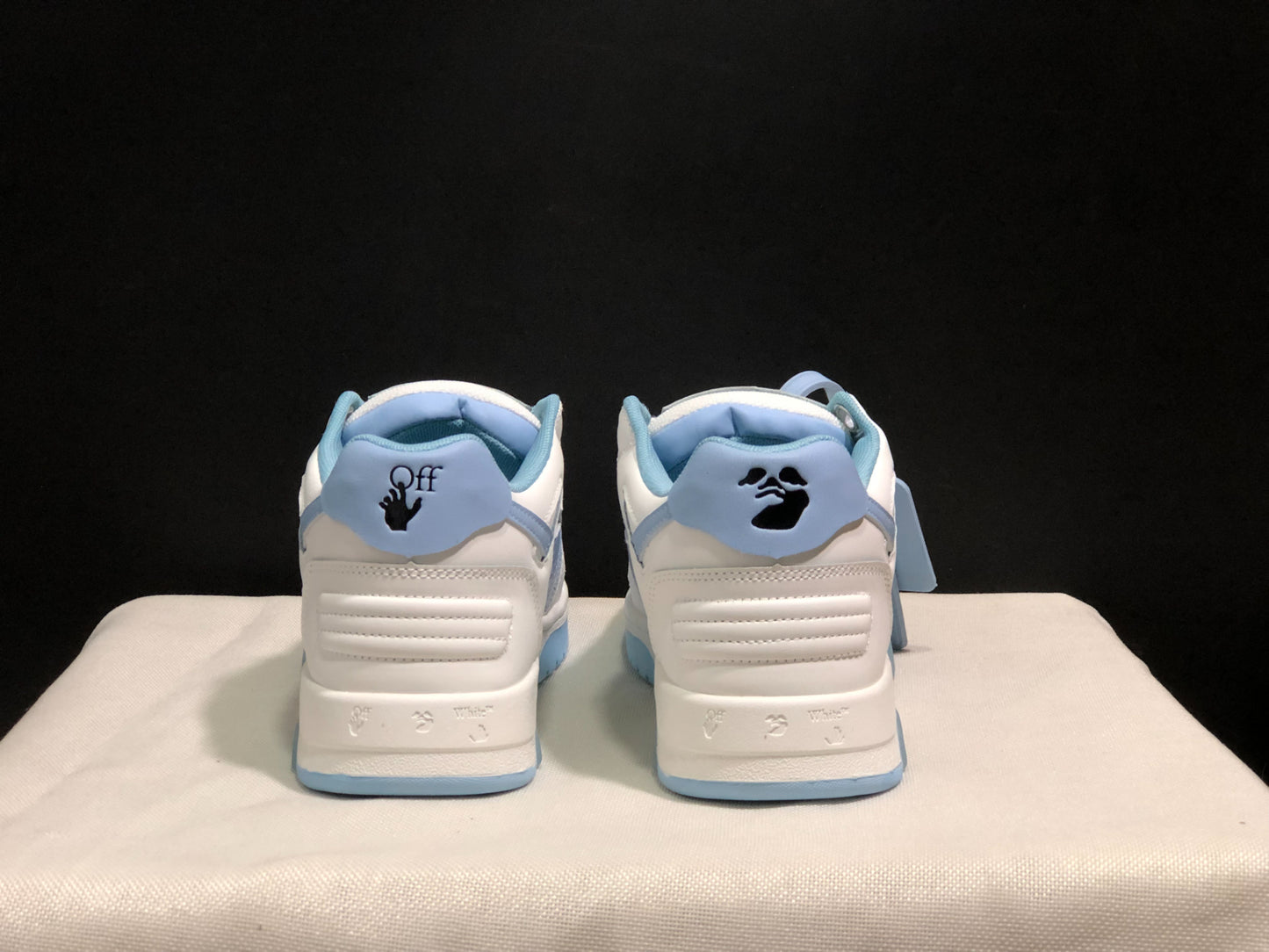 Off-White Sponge Mid Top White Light Blue Sneaker