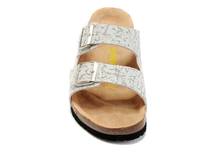 Birk Arizona (Marble Print / White Crackle Birko-Flor)