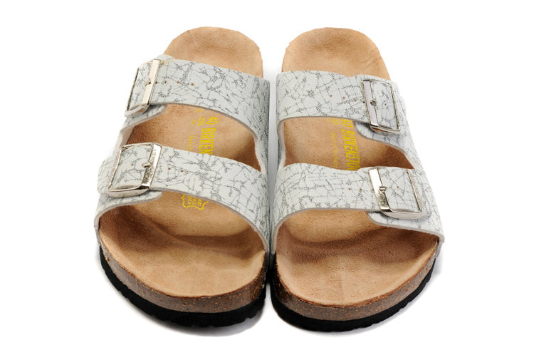 Birk Arizona (Marble Print / White Crackle Birko-Flor)