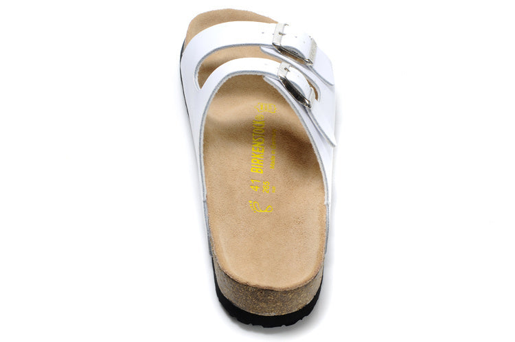 Birk Arizona (White Birko-Flor / Synthetic Leather)