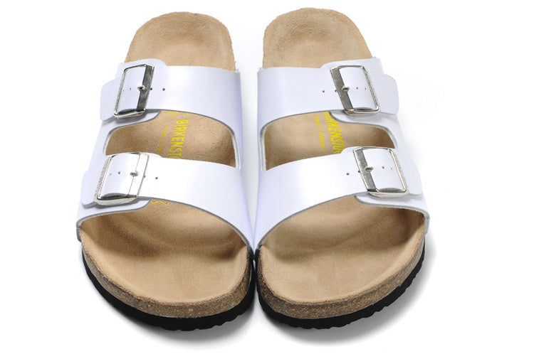 Birk Arizona (White Birko-Flor / Synthetic Leather)