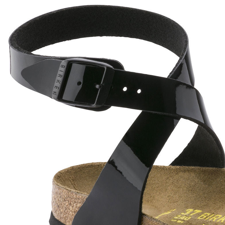 Birk Daloa Sandal Black Patent