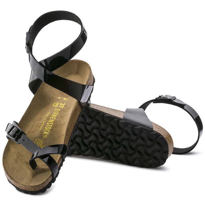 Birk Daloa Sandal Black Patent