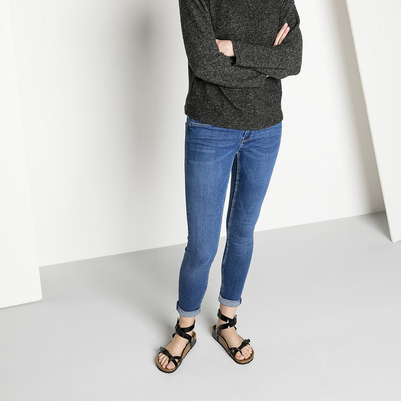 Birk Daloa Sandal Black Patent