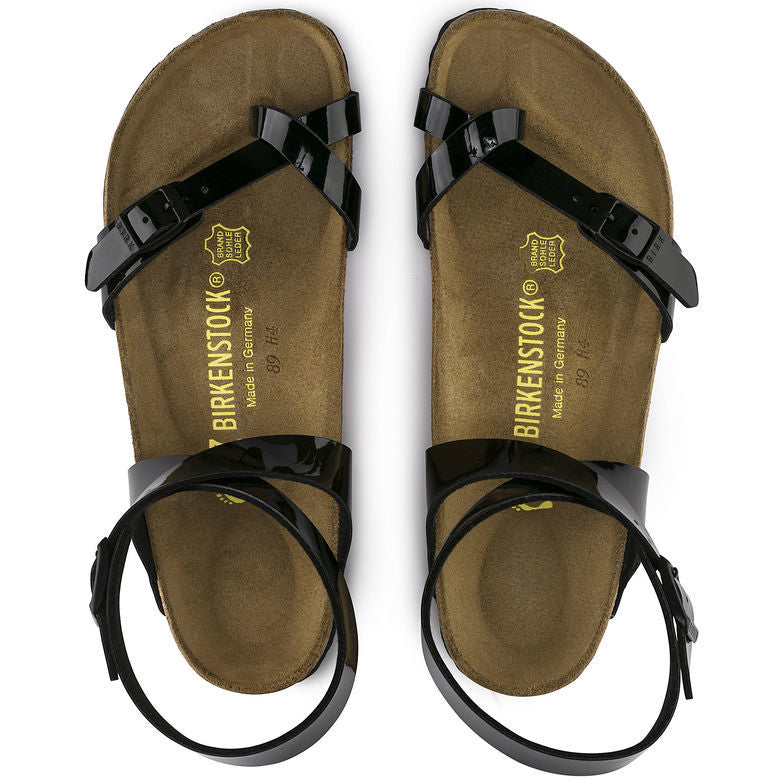 Birk Daloa Sandal Black Patent